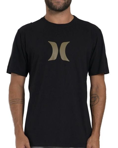 CAMISETA HURLEY SILK ICON - PRETO