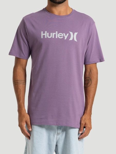 CAMISETA HURLEY SILK OEO SOLID - ROXO