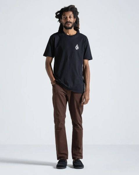 CAMISETA VOLCOM SILK MC ICONIC - PRETO