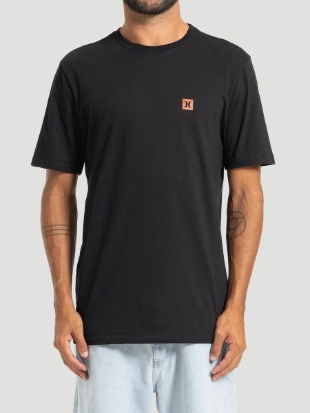 CAMISETA HURLEY SILK MINI ICON - PRETO