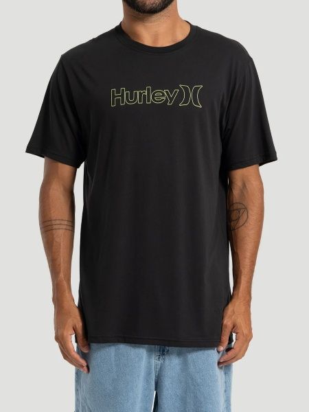 CAMISETA HURLEY COTTON OUTLINE - PRETO