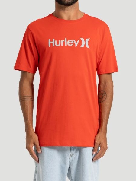 CAMISETA HURLEY SILK OEO SOLID - VERMELHO
