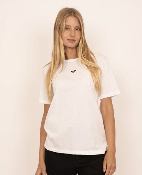 CAMISETA ROXY M/C BASICS - SNOW WHITE