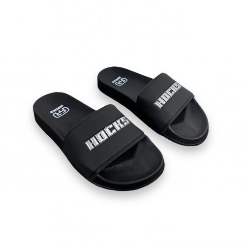 CHINELO HOCKS SLIDE - BLACK/SILVER