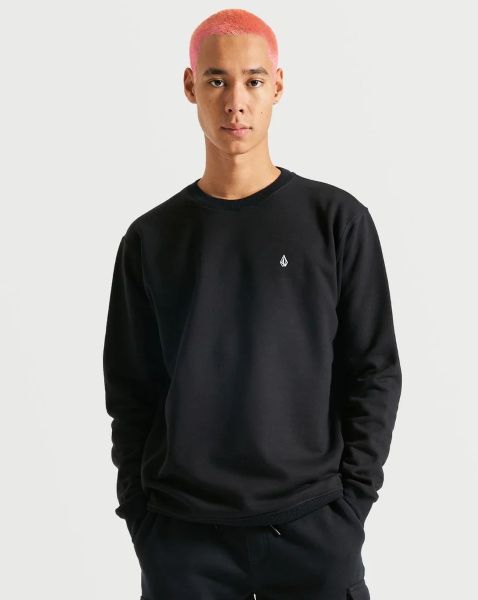 MOLETOM VOLCOM CARECA SINGLE STONE - PRETO