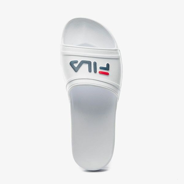 CHINELO FILA SLEEK SLIDE MASC - BCO/MAR/VRM