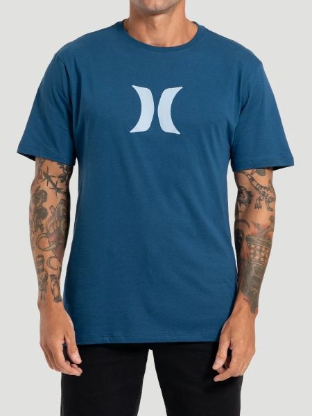 CAMISETA HURLEY SILK ICON - MARINHO