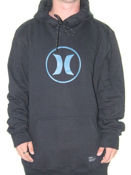 MOLETOM HURLEY CIRCLE ICON - PRETO
