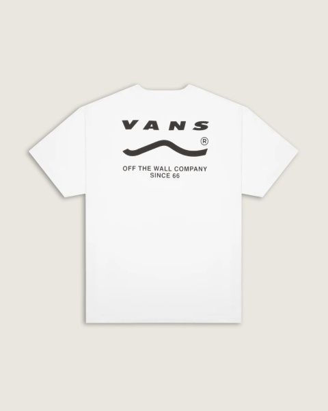 CAMISETA VANS DETERMINED - BRANCO PRETO