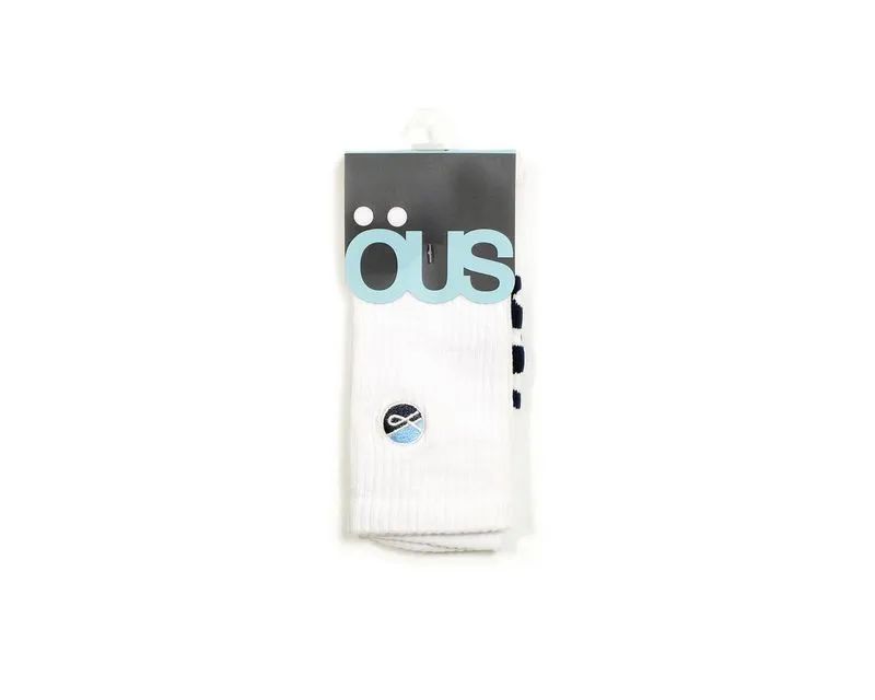 MEIA ÖUS BASKA CANO ALTO - BRANCO - UNICO