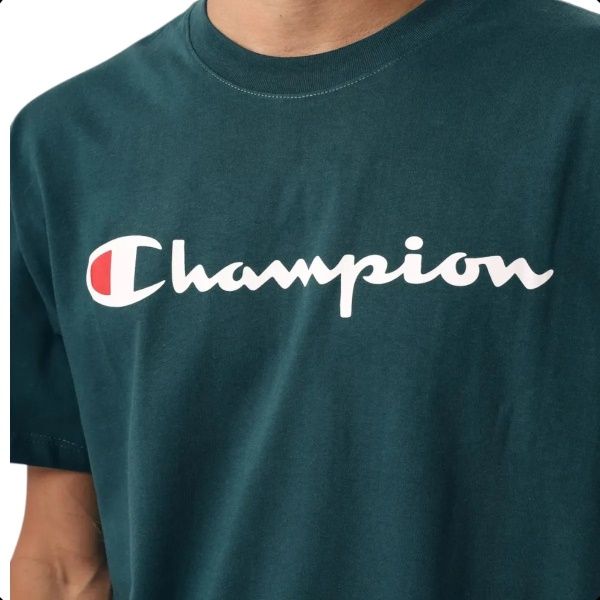 CAMISETA CHAMPION LOGO SCRIPT INK - NIGHT...