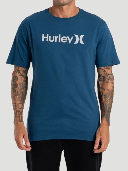 CAMISETA HURLEY SILK OEO SOLID - MARINHO