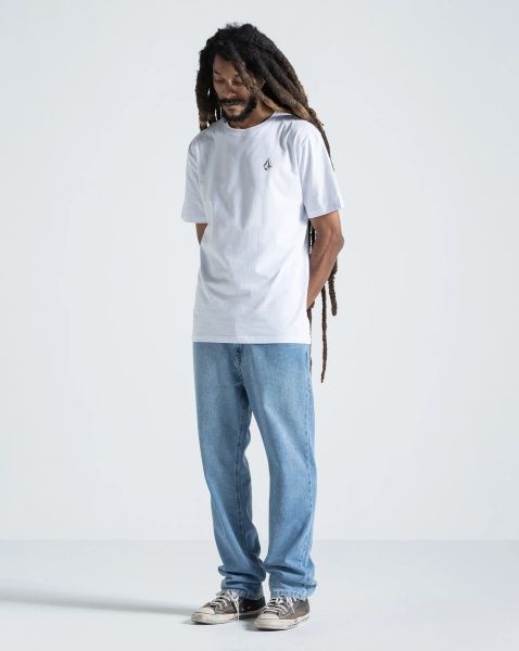 CAMISETA VOLCOM SKIDDER PS - BRANCO