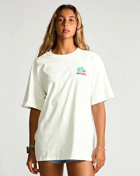 CAMISETA RIP CURL NOVA ERA - BONE