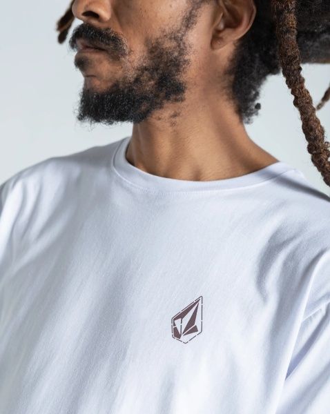 CAMISETA VOLCOM SKIDDER PS - BRANCO
