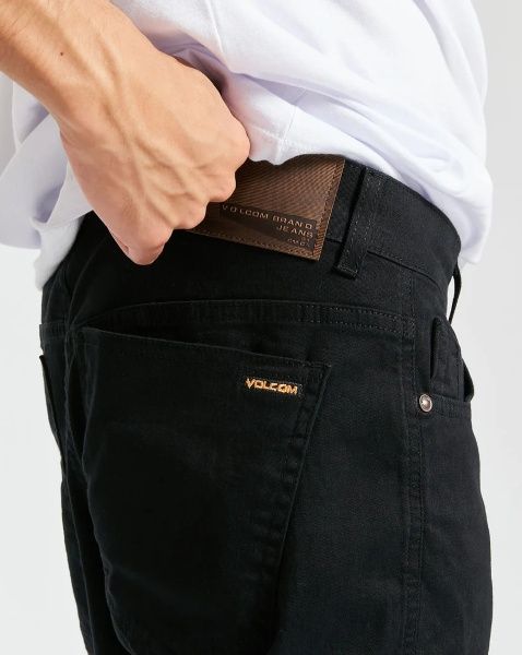 CALÇA JEANS VOLCOM SLIM SOLID VORTA - PRETO