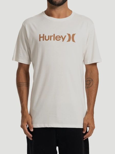 CAMISETA HURLEY SILK OEO SOLID - OFF WHITE