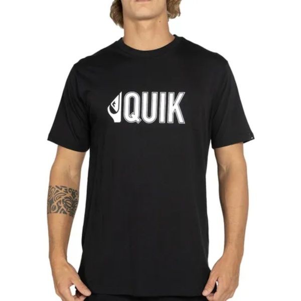 CAMISETA M/C QUIKSILVER HIGH QUIK - PRETO