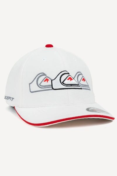 BONE QUIKSILVER EMB THREE LOGO - BRANCO