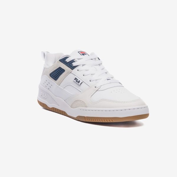 TENIS FILA CORDA BR MASCULINO - BCO/MAR/VRM