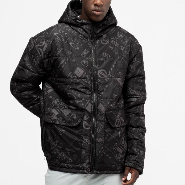 JAQUETA OAKLEY GRAPHIC PUFFER JACKET - BL...