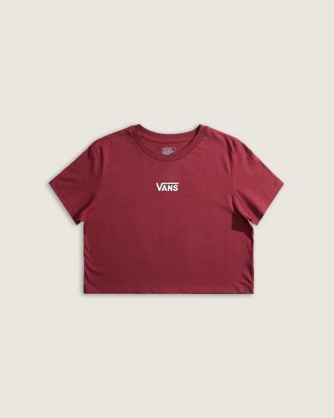 CAMISETA VANS CROPPED FLYING V CREW - POP...